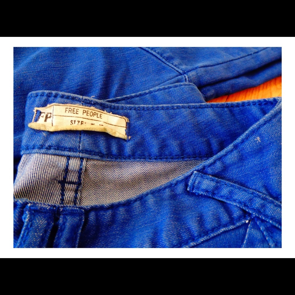 Free People Blue Moto skinny denim jeans